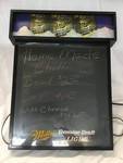 lot 61 image: Miller Light Genuine Draft - Back Light Menu Board