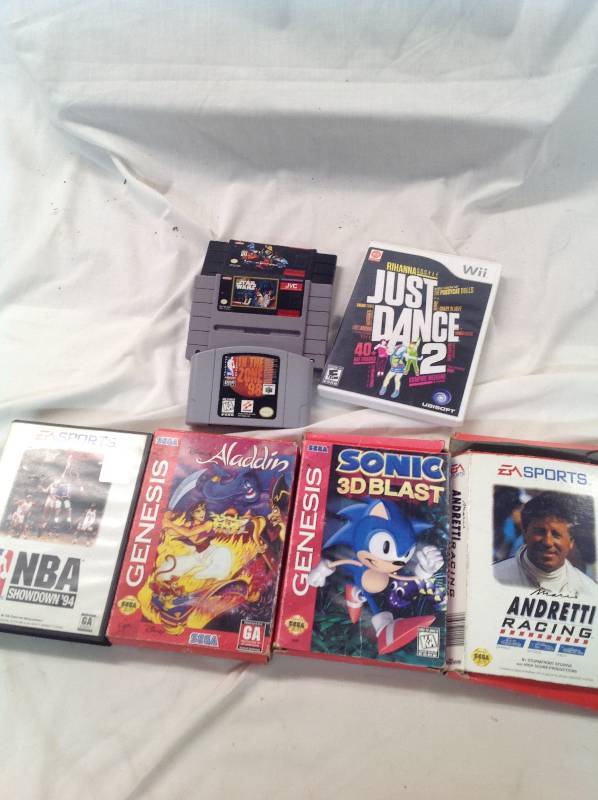 lot 105 image: Games - Nintendo 64, and Wii