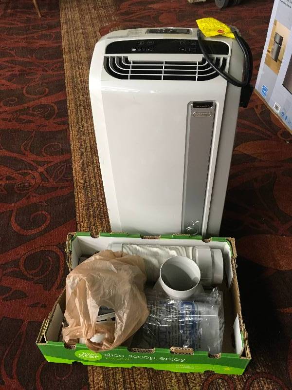 Delonghi PACAN140HPEWKC Portable Air Conditioner, Retail $499.99