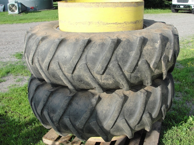 BAND DUAL 18.4-34  RIMS N TIRES