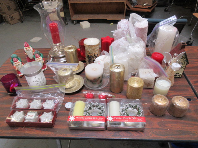lot 329 image: CANDLES, CANDLES AND MORE CANDLES