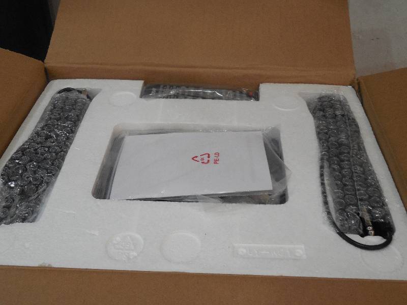 lot 84 image: AVGO Bluetooth CDG Karaoke Machine with 7 Screen, Lights and 2 Microphones