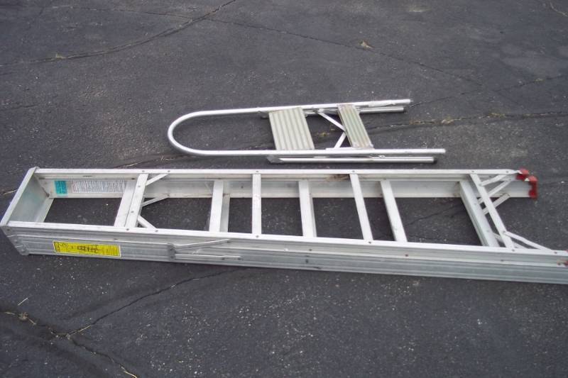 Pair of Aluminum ladders