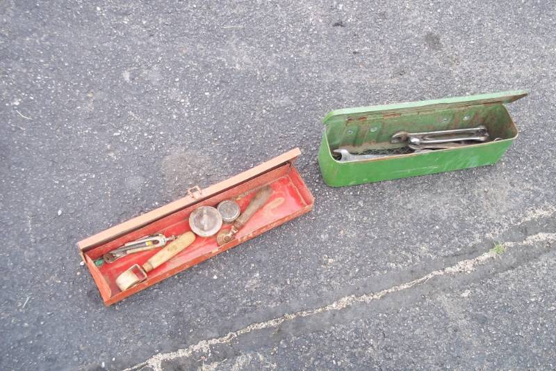Pair of Tool Boxes with Tools