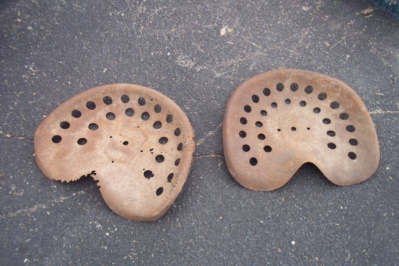 Pair of Steel Tractor seats