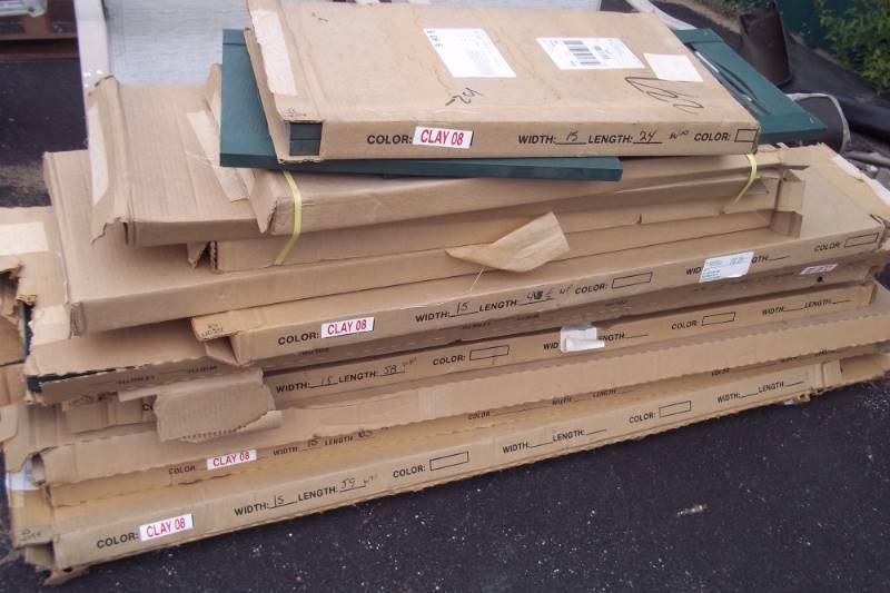 Assorted Vinyl Window Shutters