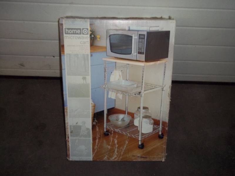 Microwave Cart in box