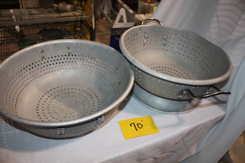 lot 70 image: Strainers