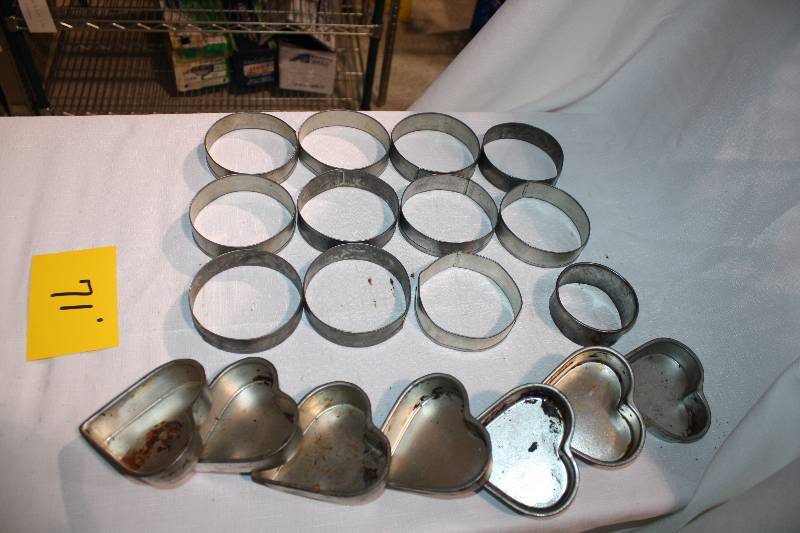 lot 71 image: Cutouts and Heart Pans