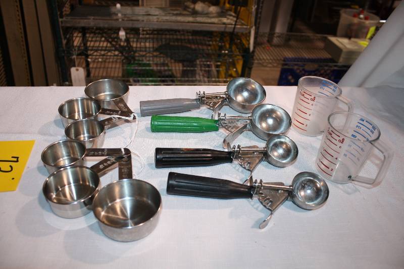 lot 72 image: Measuring Cups and Scoops
