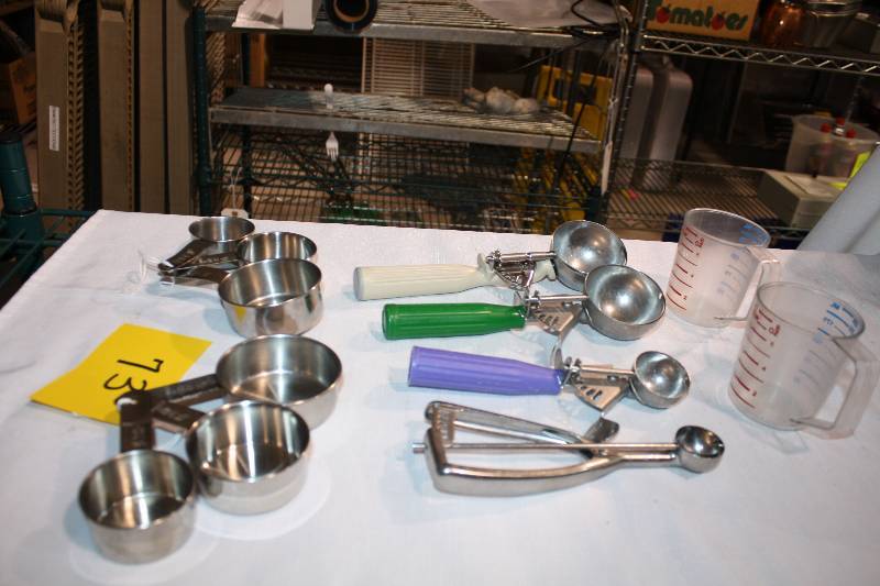 lot 73 image: Measuring Cups and Scoops