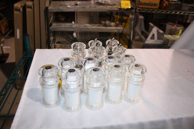 lot 93 image: Salt Shaker and Pepper Grinders