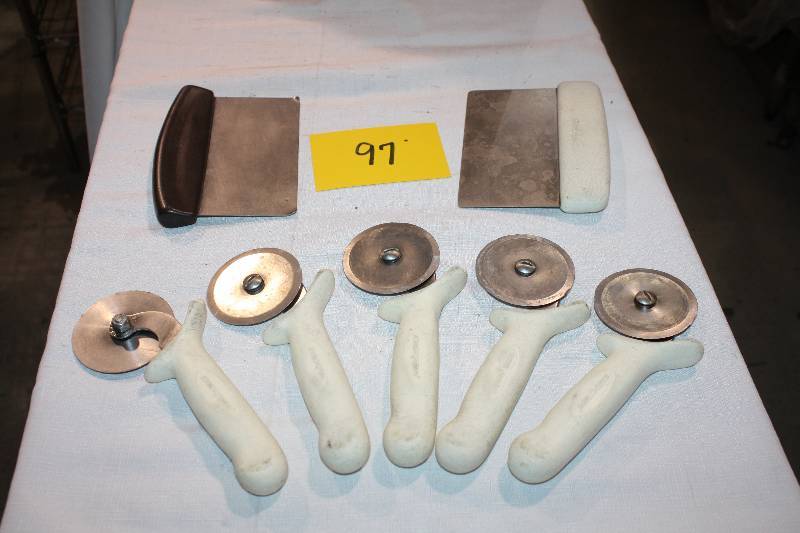 lot 97 image: Dough Scrappers and Dough Cutters