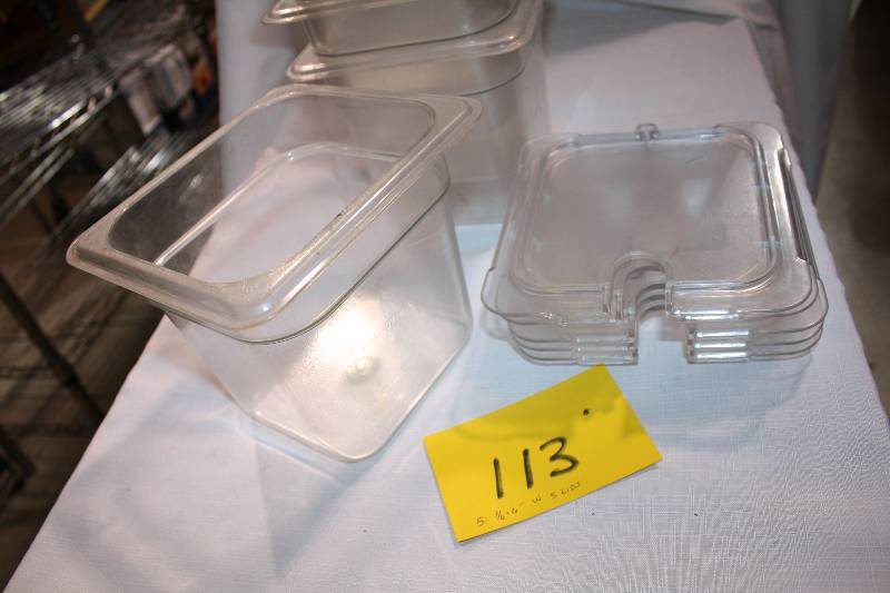 lot 113 image: 16 x 6 Size Containers