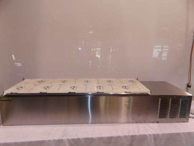 lot 25 image: Silver King Stainless Steel Counter Top Prep Station - Model # SKPS12C1 - 120 Volts - 57 x 11 Runs Cools (New Scratch and Dent)