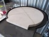 lot 39 image: Forno Classico pizza oven, wood burning with 40 x 48 x 56 portable metal stand and slate (NEW) - Interior cooking dimensions 32-12 x 32stand and slate (NEW) - Interior cooking dimensions 32-12 x 32