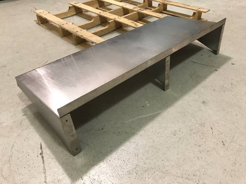 lot 141 image: 5 foot Stainless Steel Shelf