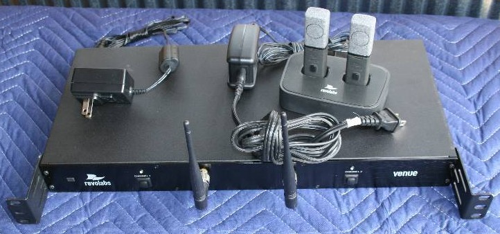 lot 32 image: Revolabs Wireless Microphone System