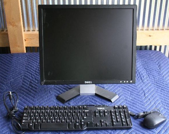 lot 47 image: Computer Monitor and Keyboard