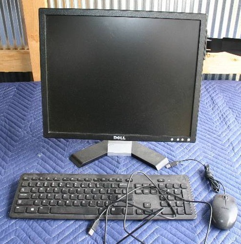 lot 48 image: Computer Monitor and Keyboard