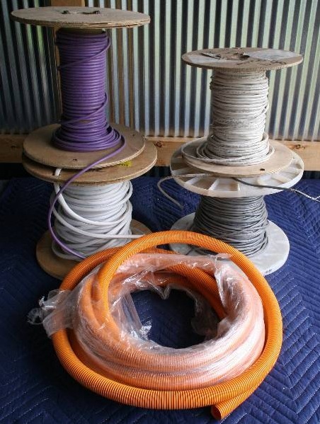 lot 54 image: Assorted Wire on Spools