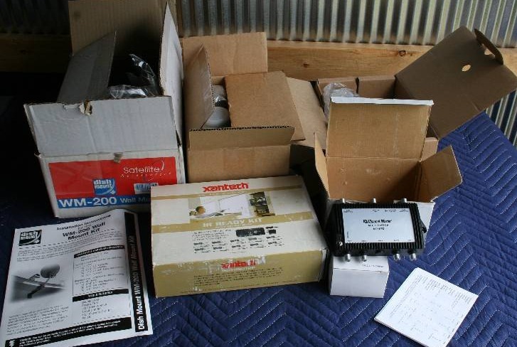 lot 66 image: Channel Switcher and Satellite Parts