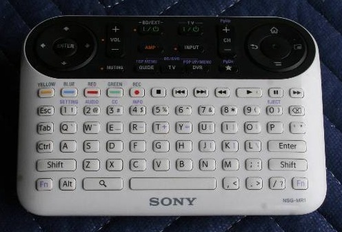 lot 83 image: Sony Remote Control with Keyboard