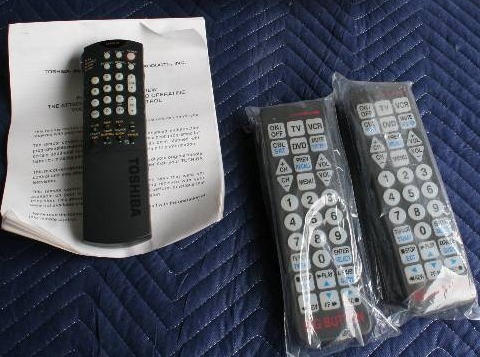 lot 84 image: Large Button Universal Remote Controls
