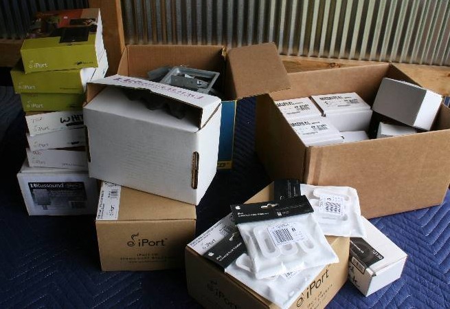 lot 97 image: Multimedia Wiring Accessories and Brackets