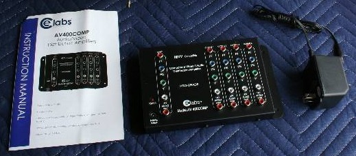 lot 123 image: AudioVideo Distrubition Amplifier