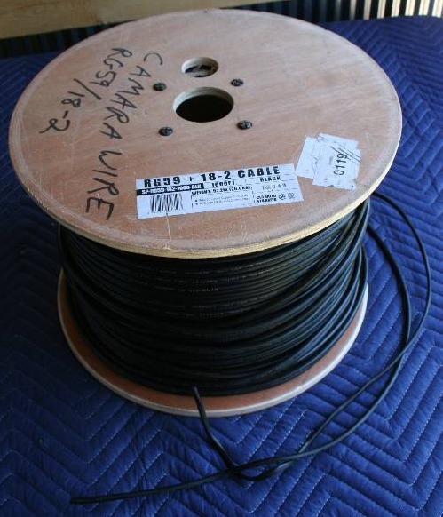 lot 151 image: Spool of Security Camera Wire