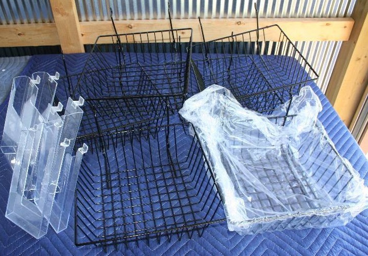 lot 156 image: Slatboard Baskets and Paper Holders