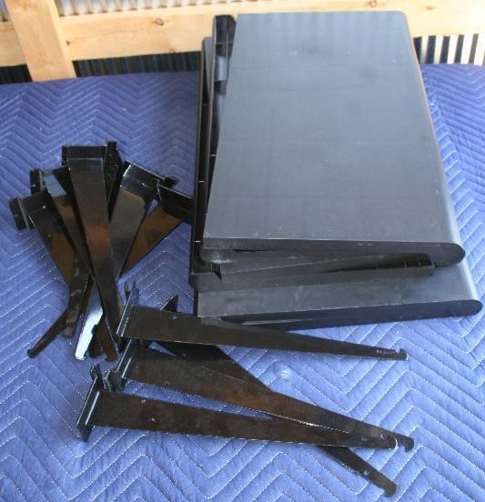 lot 165 image: Slatboard Shelves