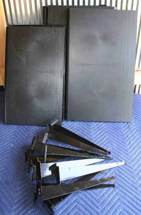 lot 166 image: Slatboard Shelves
