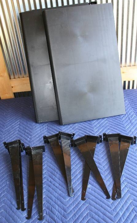 lot 167 image: Slatboard Shelves