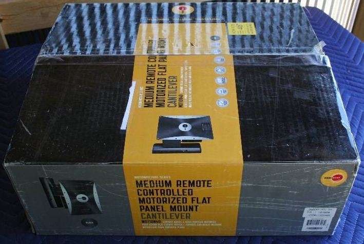 lot 192 image: Remote Controlled Motorized Flat Panel Mount