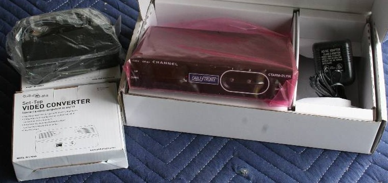 lot 230 image: Cable Box Modulators and Video Converters
