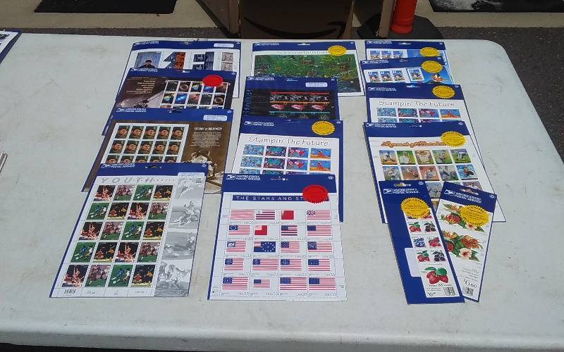 lot 36 image: Collection Of Unopened Postage Stamps- Over 245  .33 $80.00 Face Value