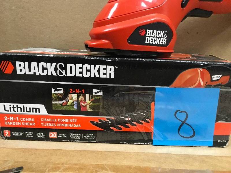 BLACKDECKER GSL35 3.6-Volt Lithium-Ion Cordless Compact Grass ShearShrub Trimmer Combo