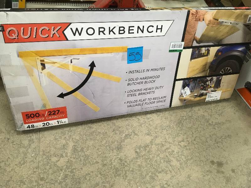 Quick Workbench The Quick Bench 4 ft. Folding Workbench