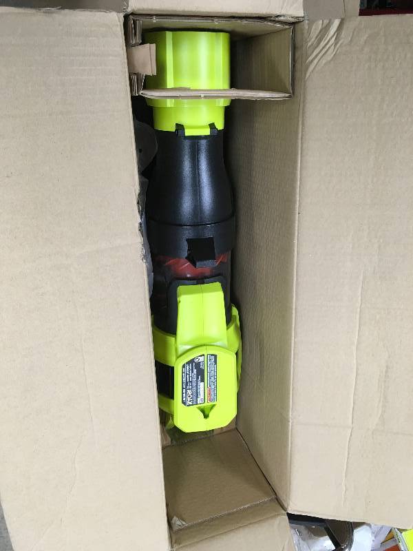 Ryobi 110 MPH 480 CFM Variable-Speed Turbo 40-Volt Lithium-ion Cordless Jet Fan Leaf Blower - Battery and Charger Not Included