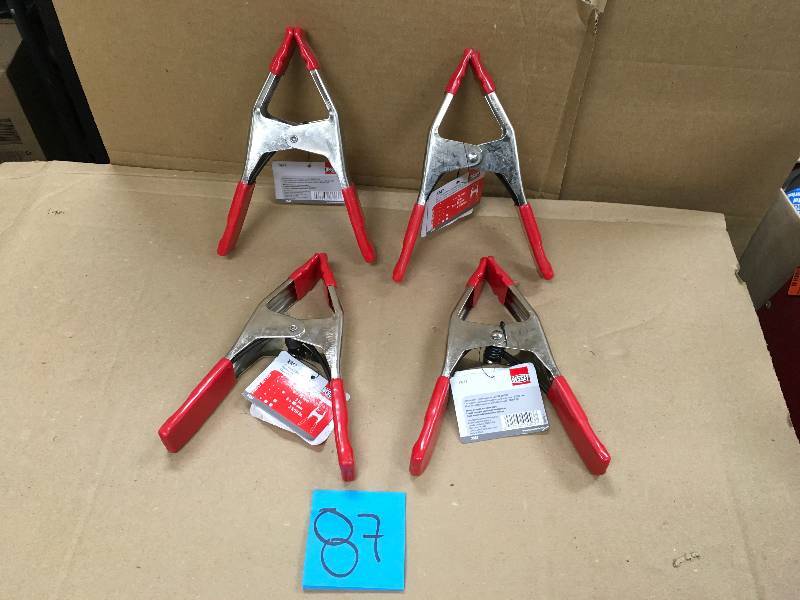 Bessey 3 in. Steel Spring Clamp with Handles and Tips