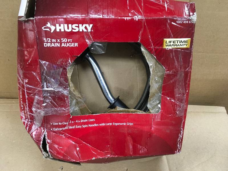 Husky12 in. x 50 ft. Drain Auger