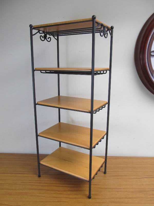 lot 193 image: NICE IronWood LONGABERGER Storage Shelf