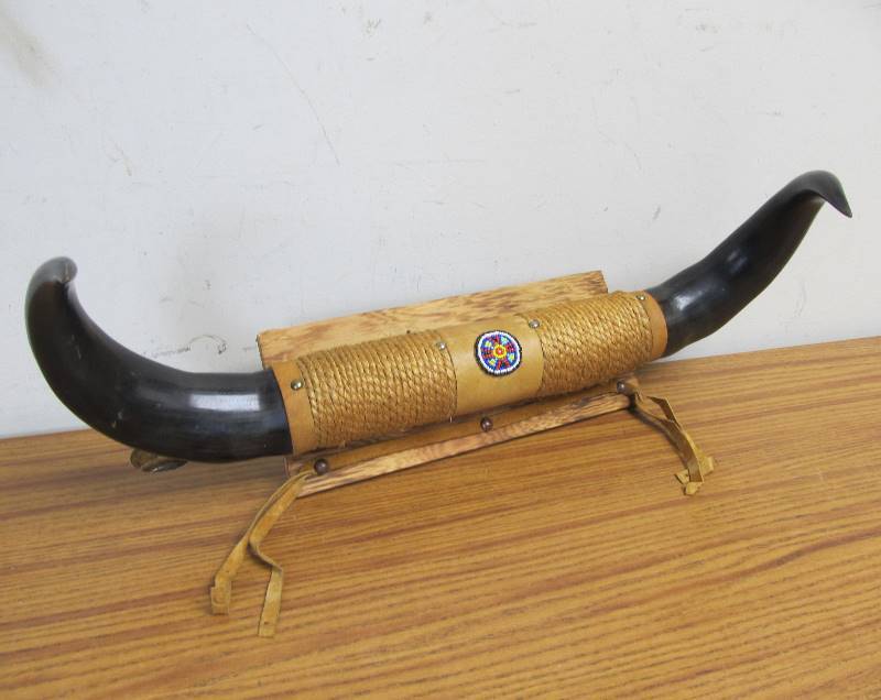 lot 200 image: Vintage Longhorn Wall Wount