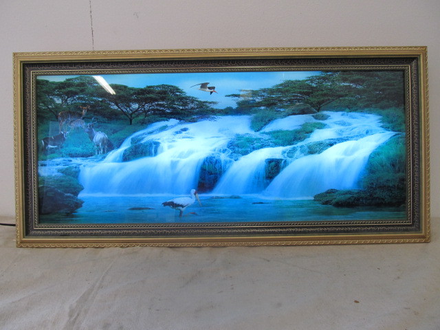 lot 12 image: Working Waterfall MotionSound Wall Picture