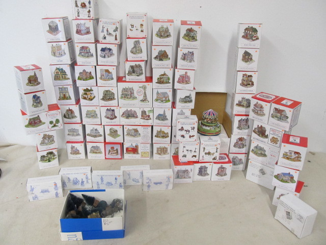 lot 25 image: HUGE Lot of LIBERTY FALLS Houses & Buidings