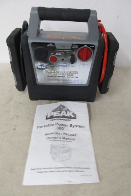 lot 55 image: Working PEAK PERFORMANCE Portable Power System 3000