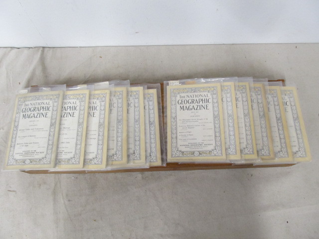 lot 64 image: Set of Original 1919 National Geographic Magazines