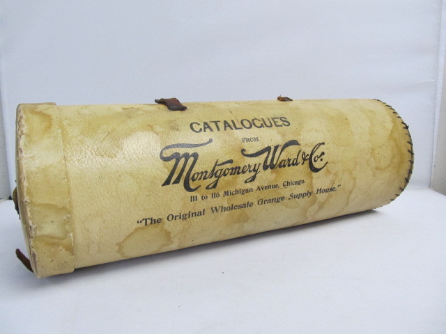 lot 104 image: Antique MONTGOMERY WARD Shipping Tube